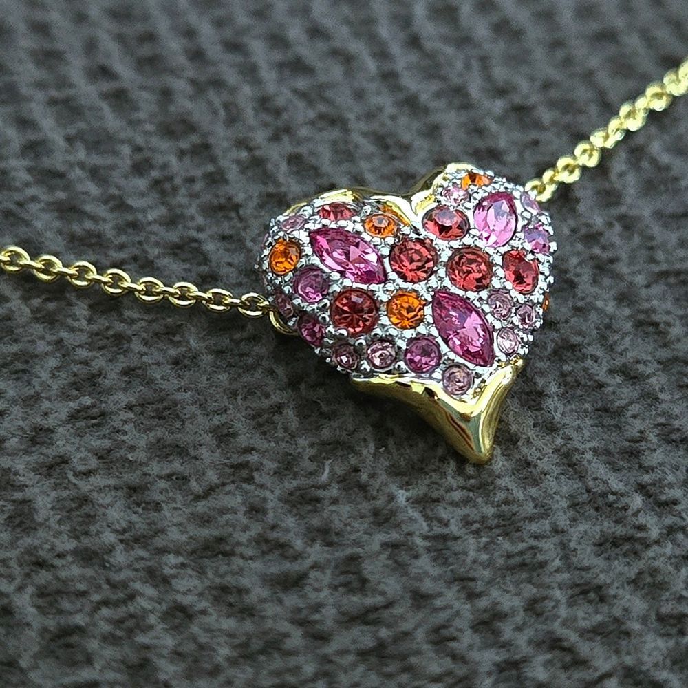 Alexis Bittar "Solanales" Crystal💎 Heart🩷 Pendant Necklace - NWT - Picture 6 of 16